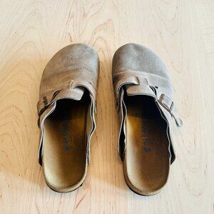 Birkenstock Boston Clogs Tobacco Leather size 12 Men.
